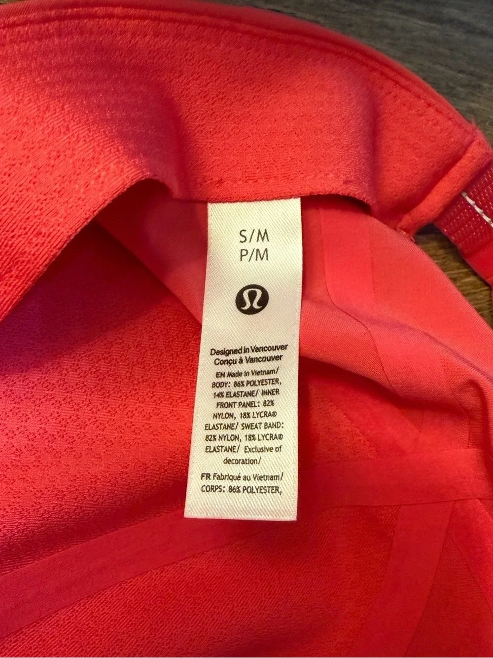 Lululemon NWOT Running Cap- Hot Pink